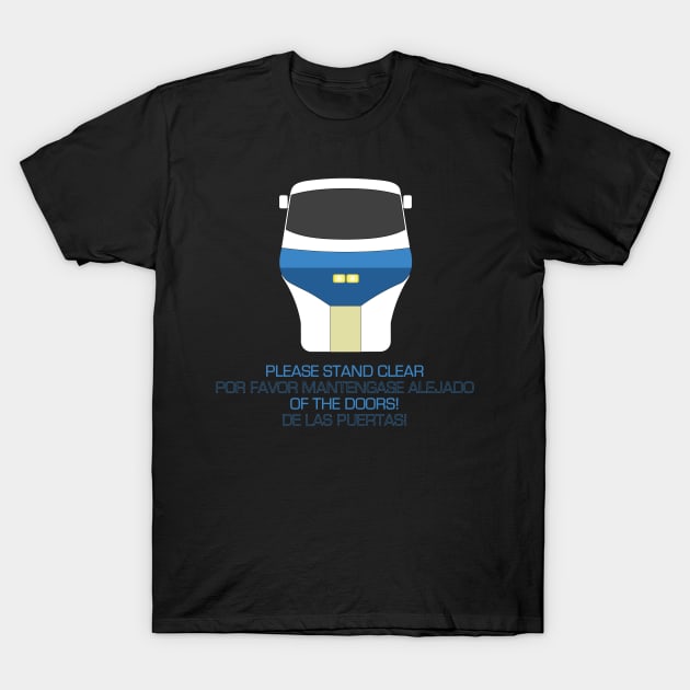 Please stand clear of the doors! T-Shirt by Danimation